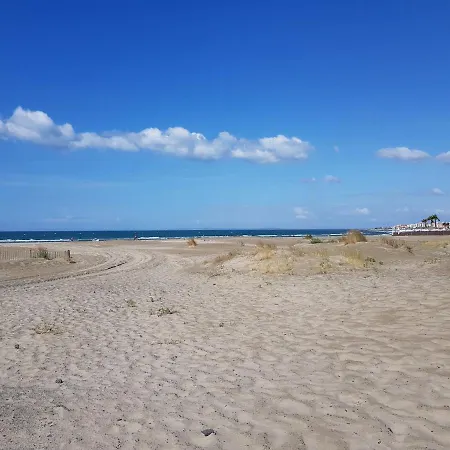 Apartamento Rez De Jardin, 100 Metres Plage Rochelongue *